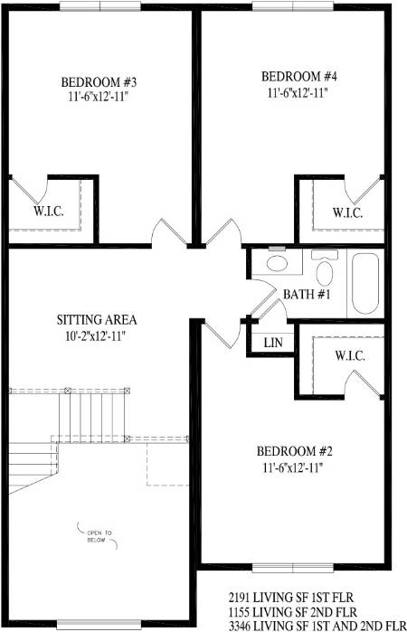 Willow Modular Home Floor Plan Second Floor